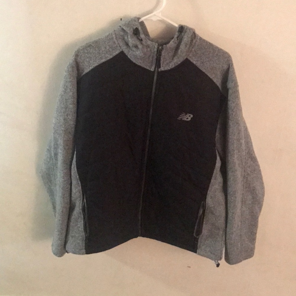 Men's black and grey new balance jacket